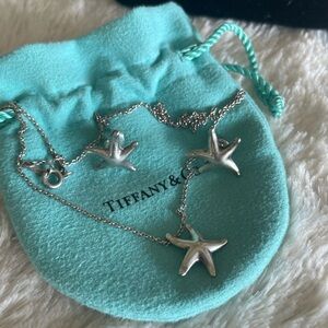 Tiffany & Co. Silver Starfish Jewelry Set